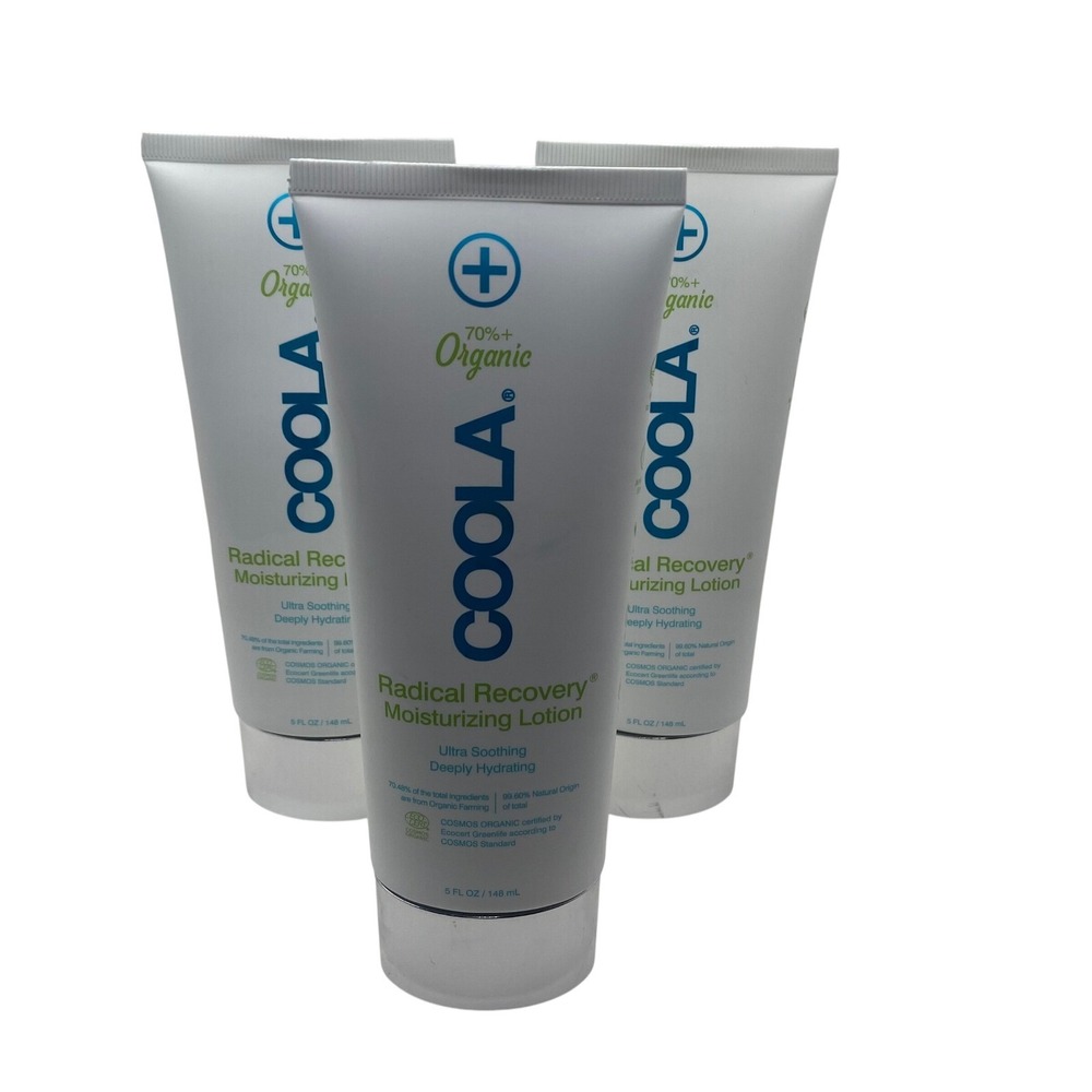 NEW COOLA Organic Radical Recovery Body Lotion Aloe Vera‎ Sunburn Relief 5 Fl Oz